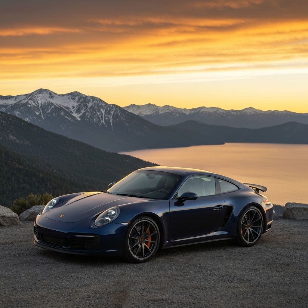 Premium vehicle at Lake Tahoe